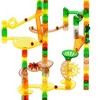 Marble Genius Marble Run Booster Set - 30 Pieces Total (10 Action Pieces Included), Construction Building Blocks Toys - Dinosaur - 4 of 4