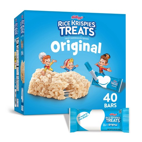 Rice Krispies The Original Treats Crispy Marshmallow Cereal Bars - 40ct - Kellogg's - image 1 of 4
