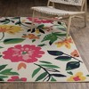 Captiv8e Designs Hilo Bold Floral Ivory Indoor/Outdoor Rug - 3 of 4