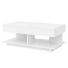 Zeus & Ruta Adjustable Lift-Top Coffee Table with Hidden Storage, Expandable from 41.3" to 76.7", Multi-Functional Centerpiece for Living Room - 2 of 4