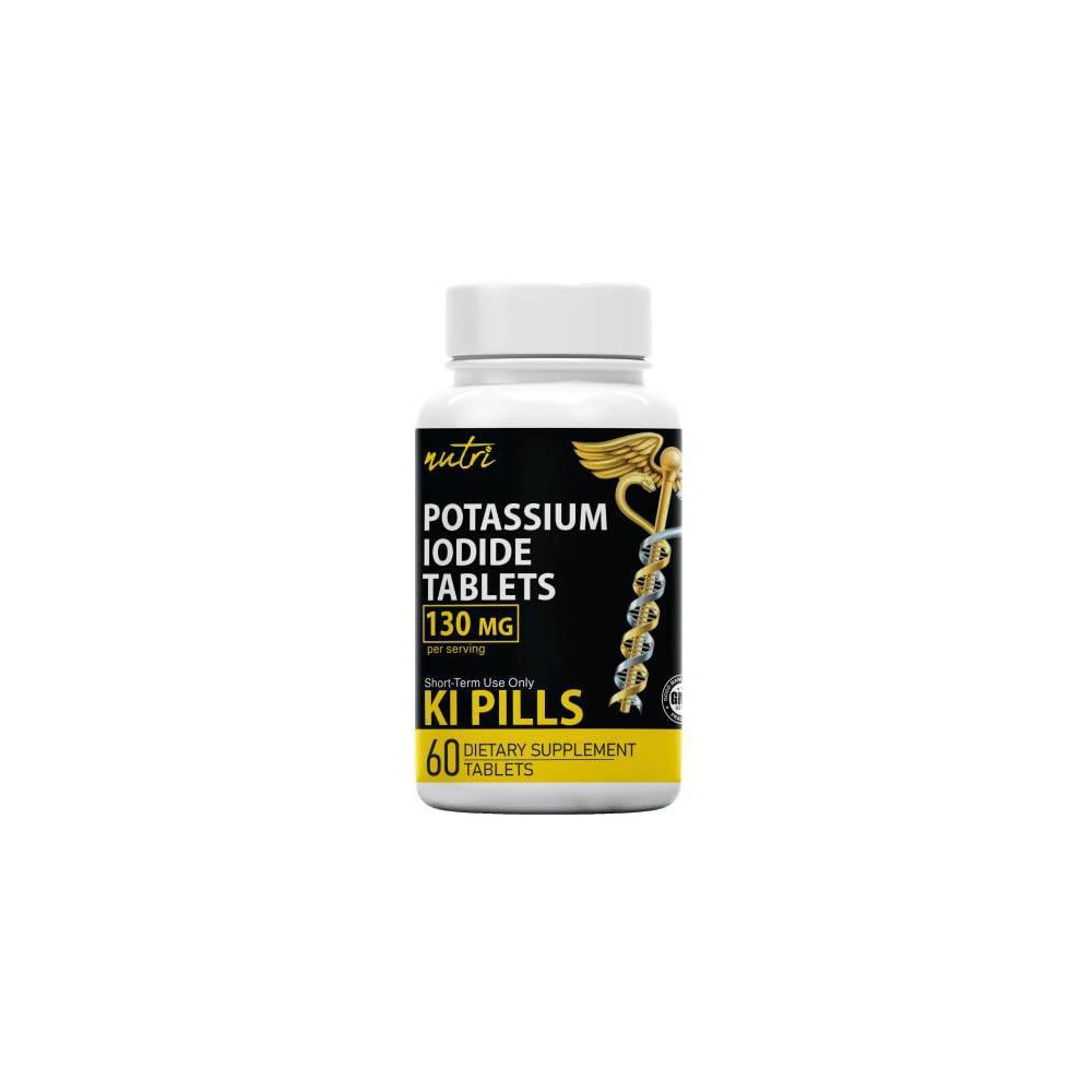 Photos - Vitamins & Minerals Nutri Potassium Iodide Radiation 130mg Dietary Supplements - 60ct