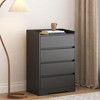 NicBex 4 Drawer Dresser,Chest of Drawers without Handle,Modern Wood Storage Cabinet for Living Room,Entryway,Bedroom,Hallway - 2 of 4