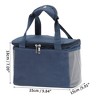Unique Bargains Insulated Leak-proof Waterproof Lunch Bag for Work Office - 4 of 4