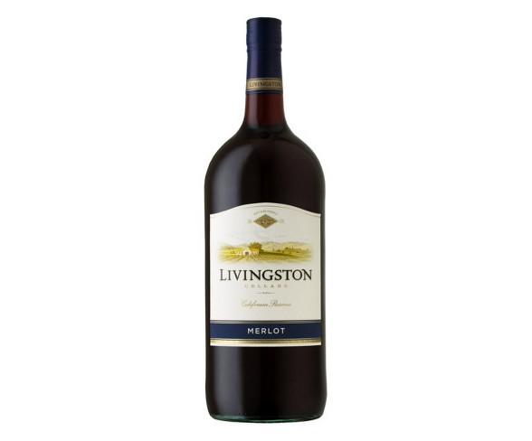 Livingston Merlot Red Wine -1.5L Bottle
