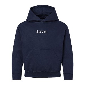 The Juniper Shop Embroidered Love Typewriter Youth Graphic Hoodie - 1 of 3