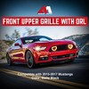 AMERICAN MODIFIED Front Upper Grille Compatible with 2013-2014 Ford Mustang GT V6, Mach 1, Matte Black - 2 of 4