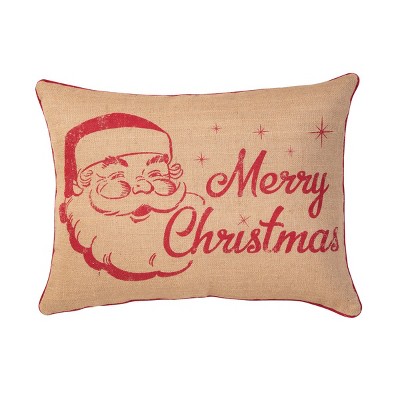 C&F Home 18" x 24" Vintage Christmas Burlap Printed Pillow