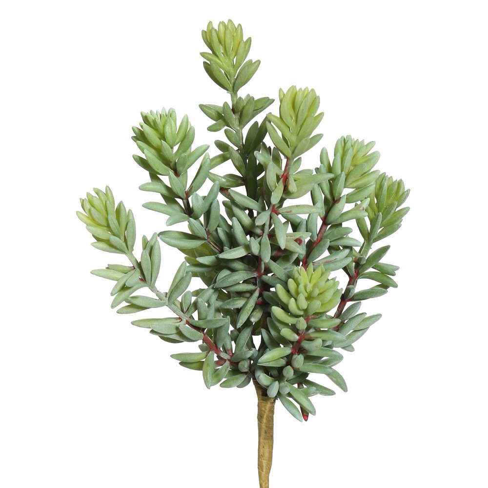 Photos - Other Decoration Vickerman Artificial  Sedum Pick (8") - : Indoor Polyester Faux Succulent Decor (Pk/3)