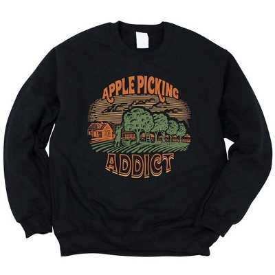 Simply Sage Market Women's Graphic Sweatshirt Apple Picking Addict