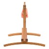 Wood Frame Free Standing Sling Hammock - Orange - CorLiving: Durable Larch Stand, Weather-Resistant, 297 lb Capacity - 4 of 4