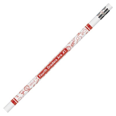 Moon Products 4th Graders Are #1 Pencils, Pack of 12/10 Packs