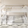 Queen over Queen Bunk Bed with Ladder & Guardrails - ModernLuxe - 3 of 4