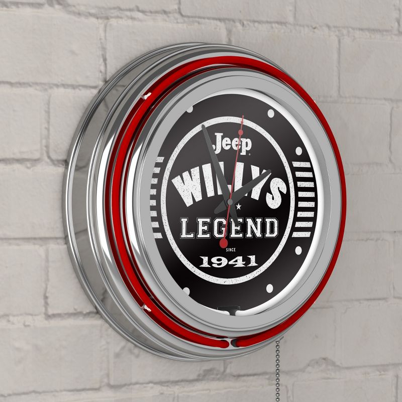 Jeep Neon Wall Clock, 3 of 6