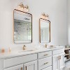 LNC 2-Lights Gold with Clear Glass Shade Modern/Contemporary Vanity  Lights,2 Light/ 3 Light/ 4 Light/ 5 Light - 2 of 4