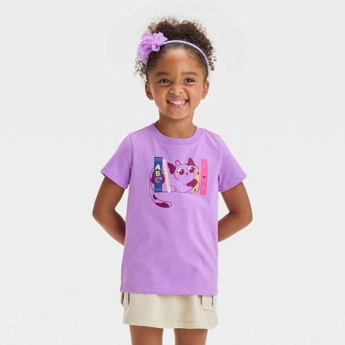 Toddler buy girl purple shirt