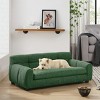 LAOTIES Large Dog Sofa,Breathable Linen Pet Couch With Backrest And Armrests,Sturdy And Comfortable Bed For Medium And Large Dogs - 2 of 4