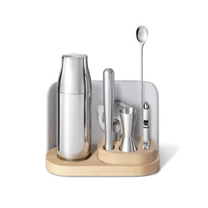 Caraway Home 9pc Bar Set with Storage - 1 of 4