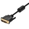 Monoprice HDMI to DVI Adapter Cable - 6 Feet - Black | High Speed, Video Cable, 28AWG, Ferrite Cores, Compatible with AVCHD / PlayStation 3 and More - 2 of 4