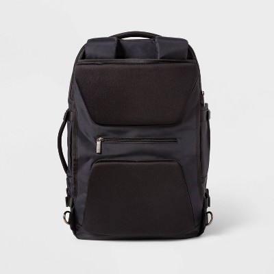 Signature Traveler Backpack Black - Open Story&#8482;