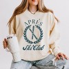Simply Sage Market Women's Lightweight Garment Dyed Graphic Sweatshirt Apres Ski Club - 2 of 4