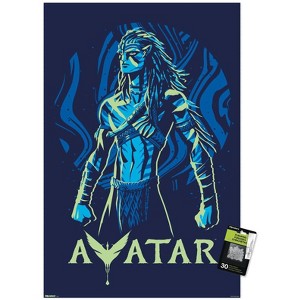 Trends International Avatar: Fire and Ash (2025) - Illustrated Jake Sully Unframed Wall Poster Prints - 1 of 4