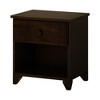 Max & Lily Classic Wood Nightstand with 1 Drawer, Kids Bedside Table/End Table, Small Nightstand for Bedroom - 2 of 4