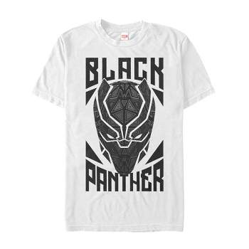 Men's Marvel Black Panther Decorative Mask T-Shirt