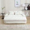 CENGHU Chenille 2-seater Lazy Sofa Bed, Comfy Sofa- Deep Seat Couch, Sleeper Sofa - 3 of 4