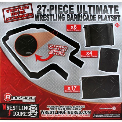 27-Piece Ultimate Wrestling Barricade Playset
