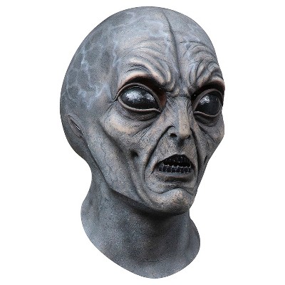 Ghoulish Adult Evil Invader Area 51 Alien Costume Mask -  - Gray