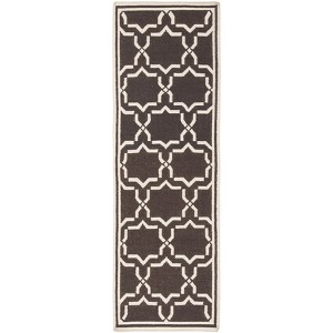 Dhurries DHU545 Hand Woven Flat Weave Indoor Rugs - Safavieh - 1 of 4