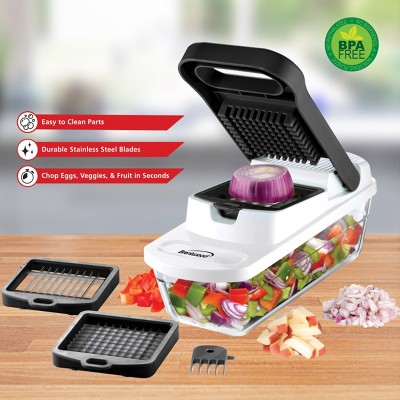 Black and White 6.3 Cup Mandoline Chopper Set