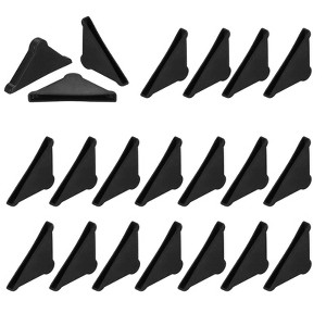 Unique Bargains Reusable Plastic Wear-Resistant Triangle Glass Corner Protectors 60 Pcs - 1 of 4