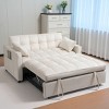 NicBex Convertible Sofa Bed Loveseat Couch with Pull Out Bed & Adjustable Backrest,Upholstered Sleeper Sofa for Living Room,Bedroom - 4 of 4