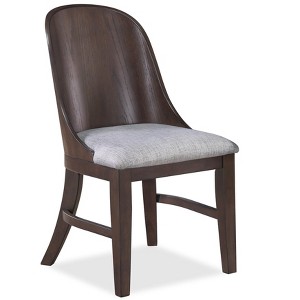 Ridstar 2 Piece Modern Dining Chairs, Armless Chair For Dining Room-Brown - 1 of 4