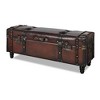 vidaXL Storage Bench Dark Brown - 3 of 4