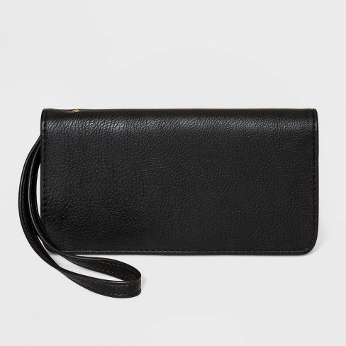 Women's Bifold Long Leather Clutch