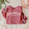 Simply Sage Market Embroidered Los Angeles CA Lightweight Garment Dyed Sweatshirt - 3 of 4
