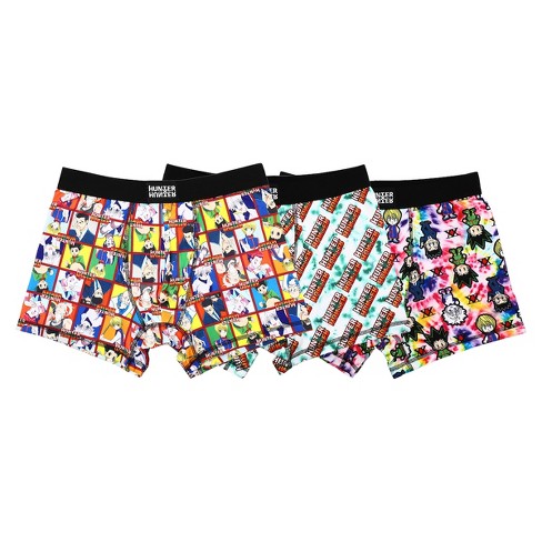 Hunter X Hunter Character Print Multipack Men's Boxer Briefs Underwear-large  : Target