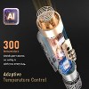 6 in 1 Hot Air Brush & Hair Dryer, High-Speed Hair Dryer Brush with Auto Wrap Curlers - 3 of 4