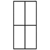 VidaXL Walk-in Shower Screen Frosted Tempered Glass 35.4 in.x76.8 in. - 3 of 4