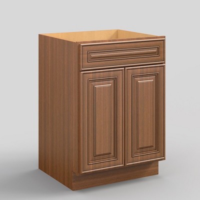 LOVMOR 24"W*21"D*34.5"H in Plywood Soft-Close Bath Vanity Cabinet without Top for Kitchen, Bathroom, Living Room