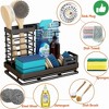 YIGII-Kitchen Caddy Sink Organizer, Stainless Steel Sink Caddy Sponge Holder for Kitchen Sink - 2 of 4