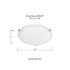 Capital Lighting Alan 3 - Light Flush Mount in  Brushed Nickel - 2 of 2