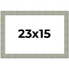 PosterPalooza | Sculpted Blue Picture Frame - UV Acrylic, Backing Board, Hanging Hardware Included - 2 of 4