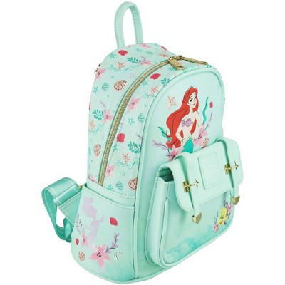 little mermaid backpack purse