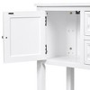 NicBex Console Table Vintage Entryway Table with Ample Storage Narrow Side Table with 4 Small Drawers and Bottom Shelf for Living Room - 4 of 4
