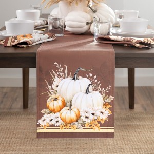 Wheatland Harvest Fall Table Runner - Multicolor - 13x70 - Elrene Home Fashions - 1 of 3