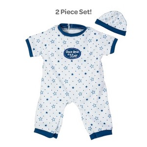 Adora Baby Doll Clothes & Accessories Adoption Fashion Once Upon A Star, Fits Most 16 inch Baby Dolls, Blue - 1 of 4