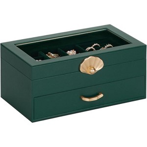 3-Drawer Jewelry Box and Display Organizer for Earrings and Necklaces - 1 of 4